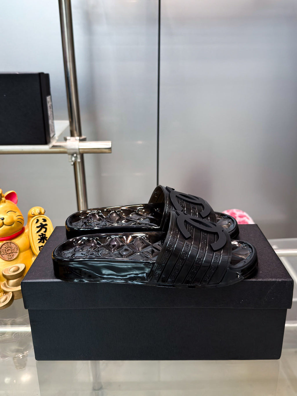 Chanel jelly slides