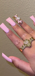HK gold plated rings