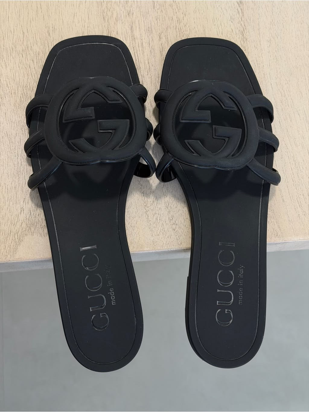 Gucci Black Sandals