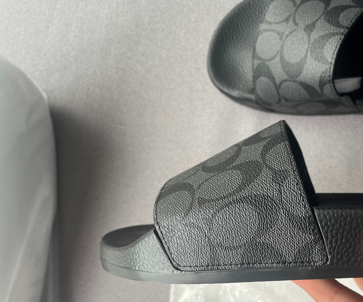 Coach Black Slides