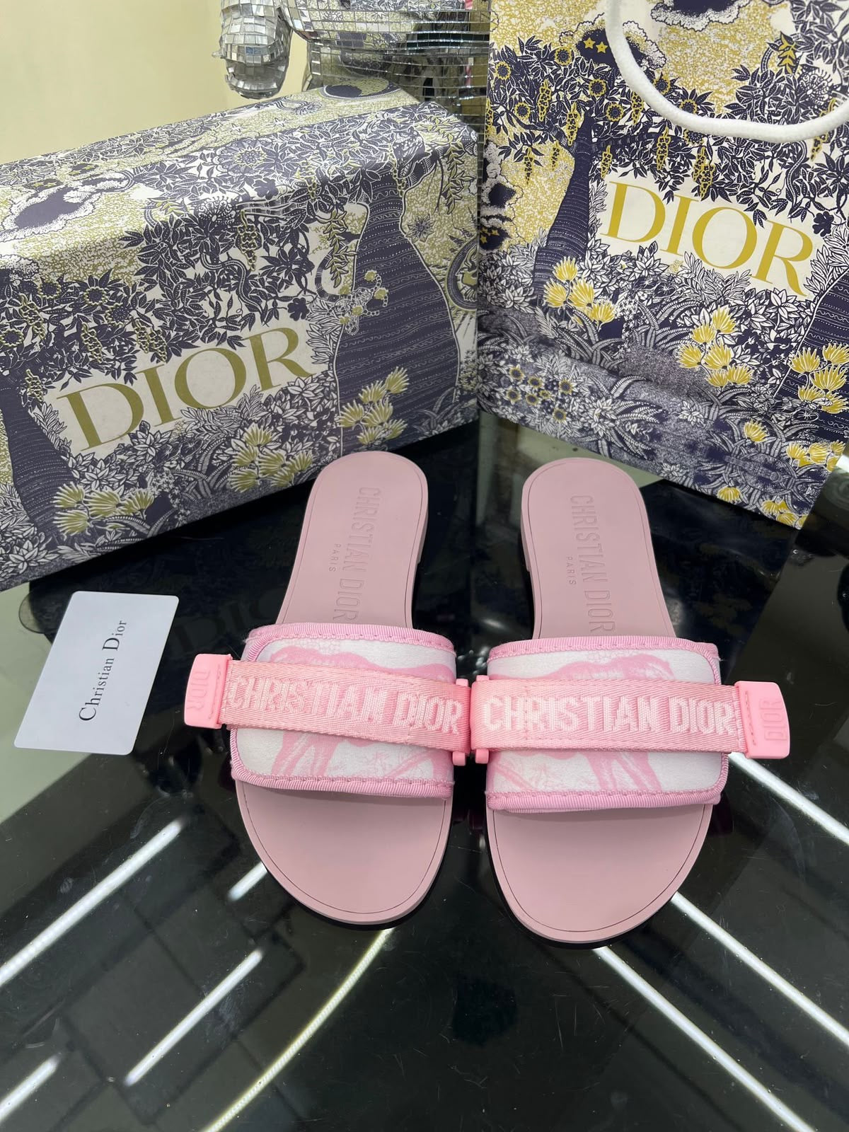 Christian Dior Pink Sandals