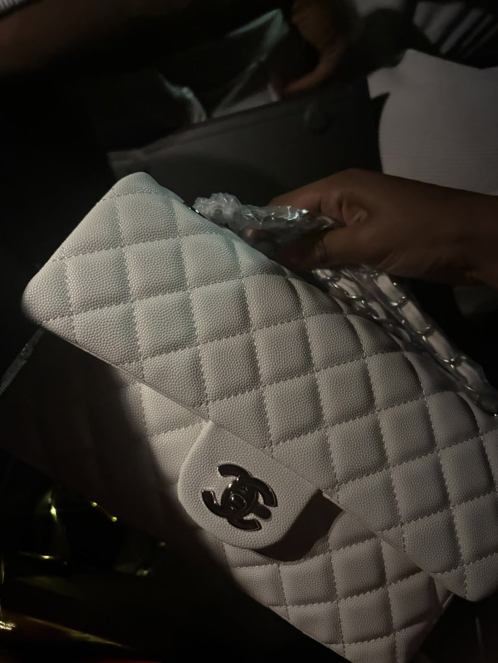 Chanel white Handbag