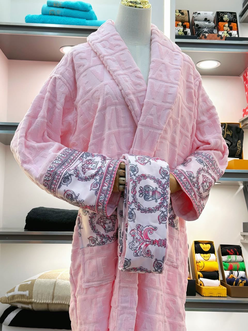 Versace Pink Robe