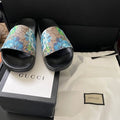 Gucci Blue Slides