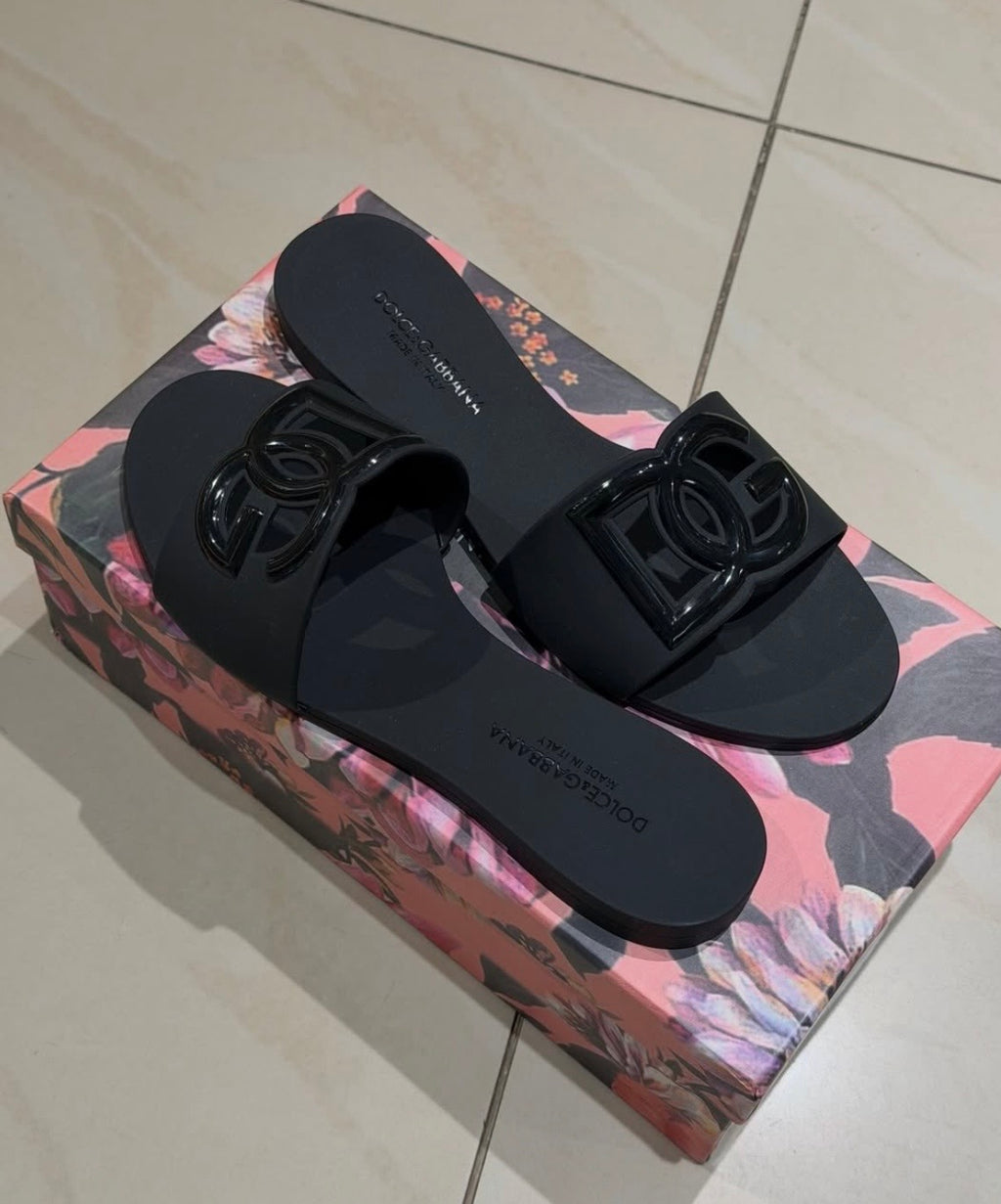 D&G sandals black