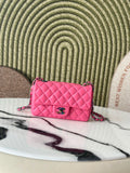 Chanel Handbag pink yellow