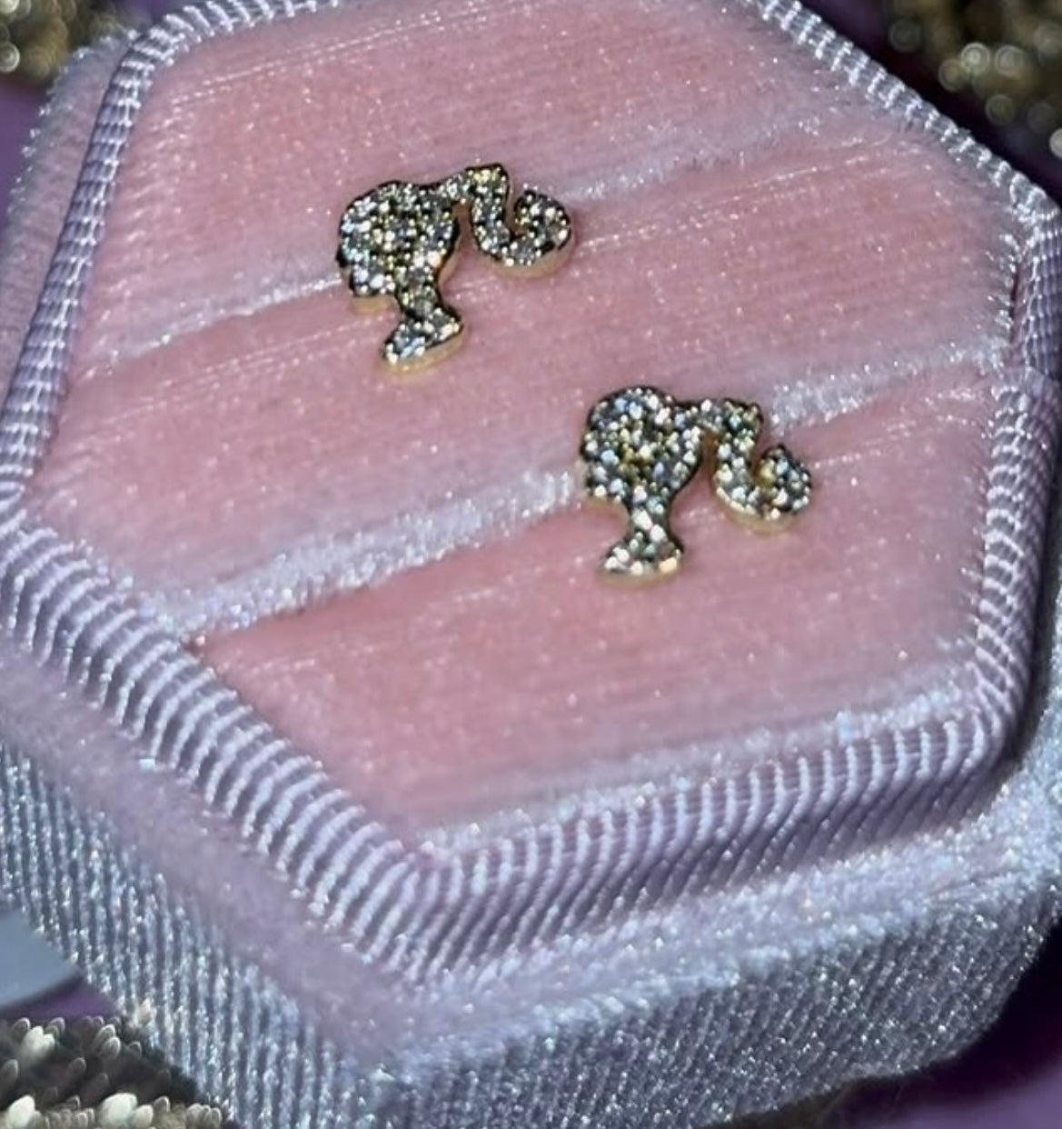 Barbie Gold Rhinestone Nose Ring