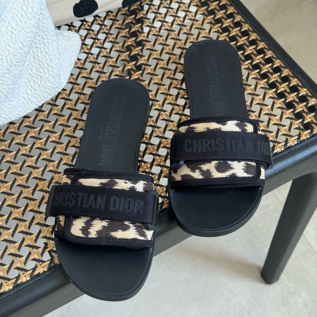 Christian Dior Cheetah Sandals