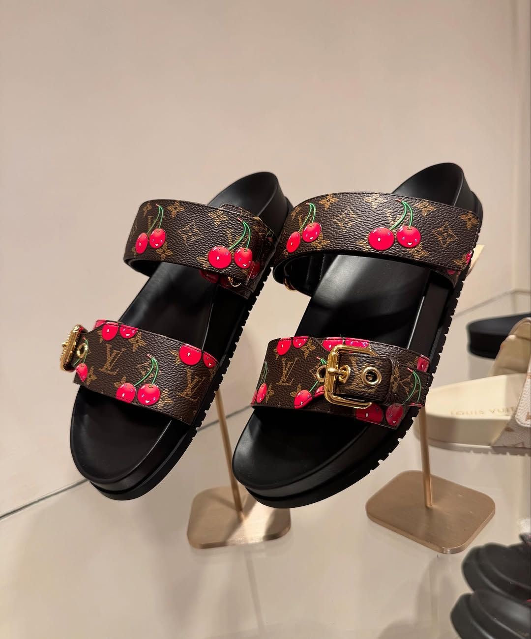 Cherry LV Sandals