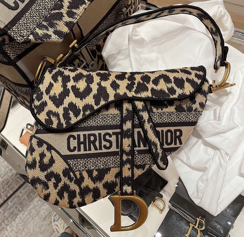 Christian Dior Cheetah print Handbag