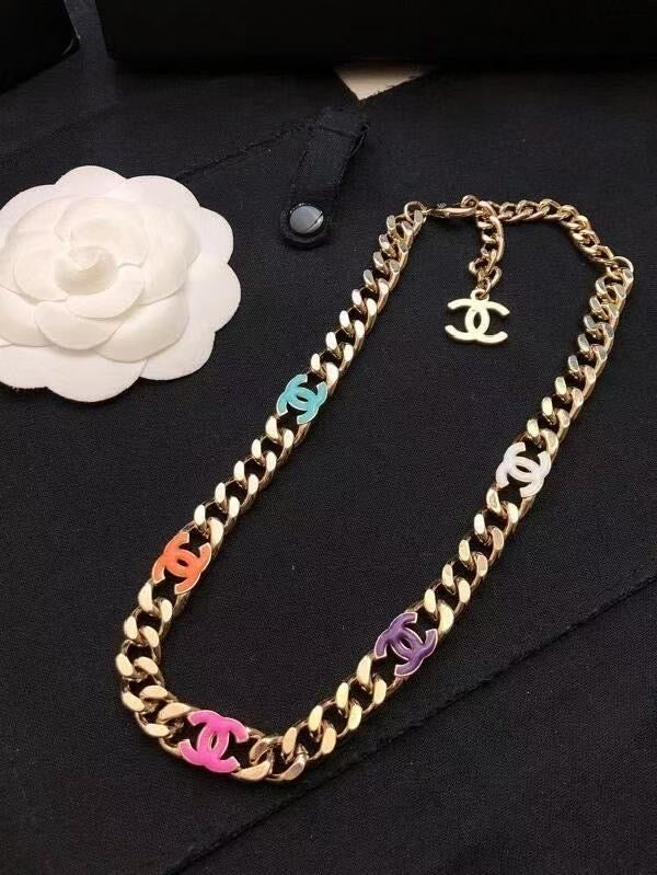 Chanel Multicolor Choker Necklace