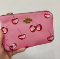 Coach Cherry Wallet Pouch