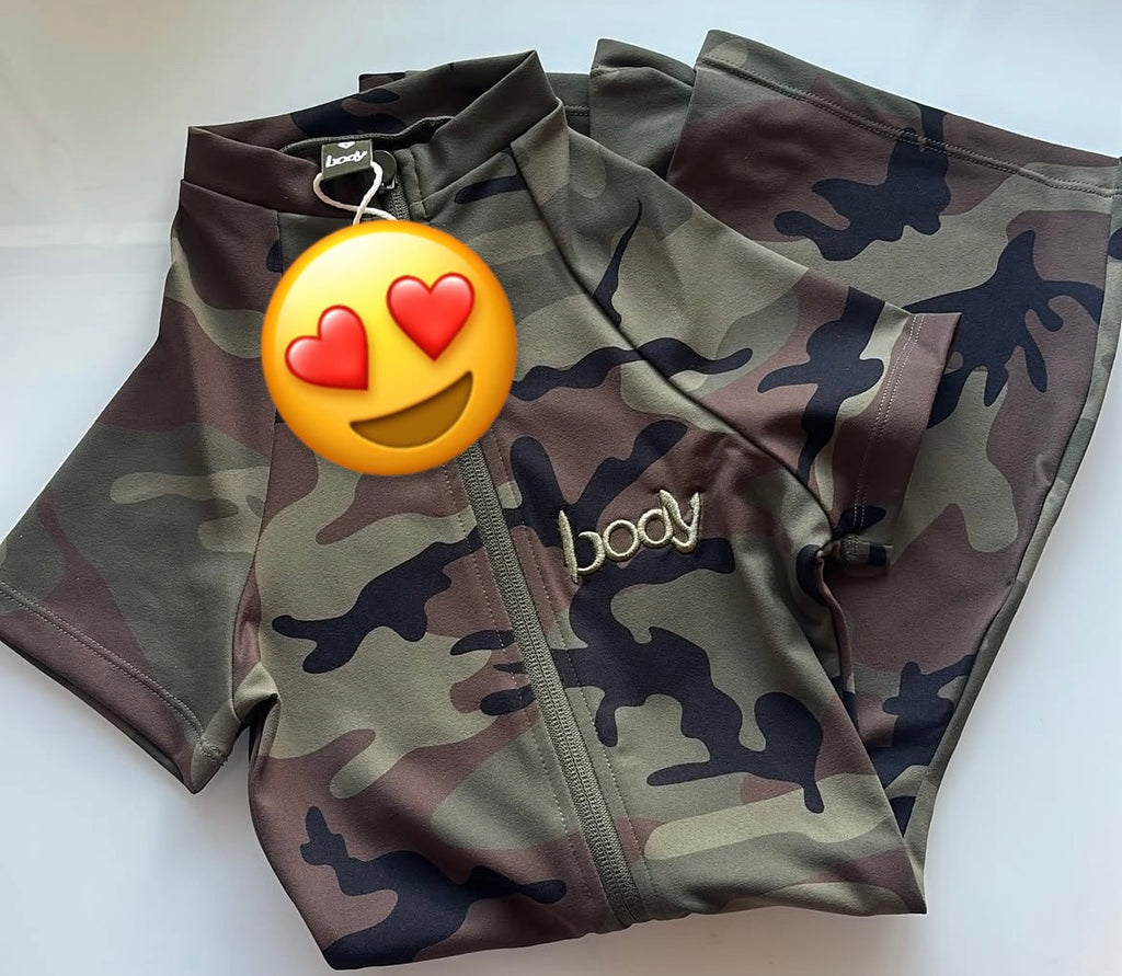 Bodybyraventracy Camo Romper