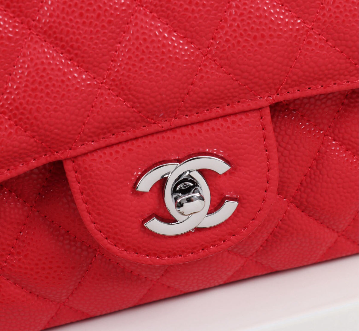 Chanel red handbag