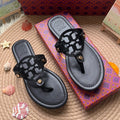 TB regular black sandals