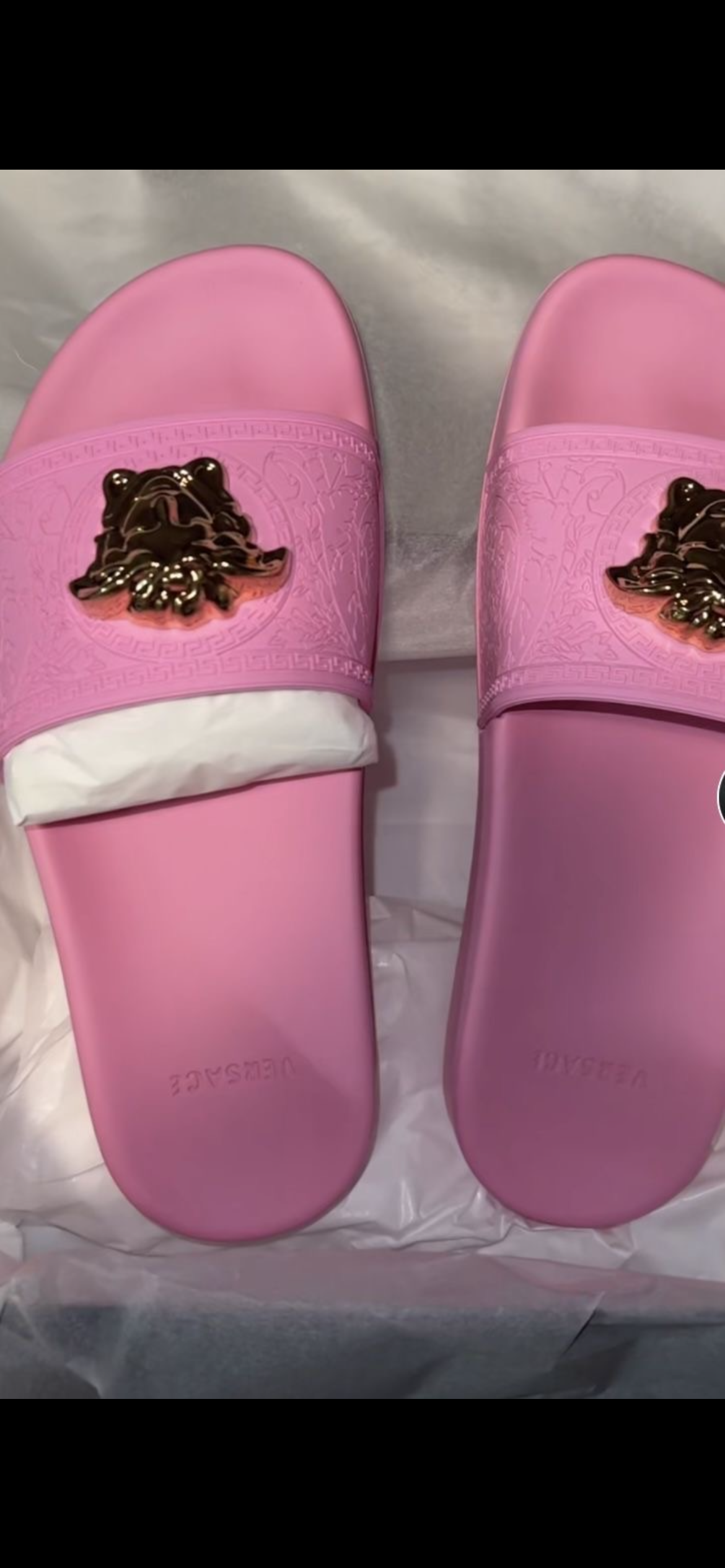 Versace baby pink Slides