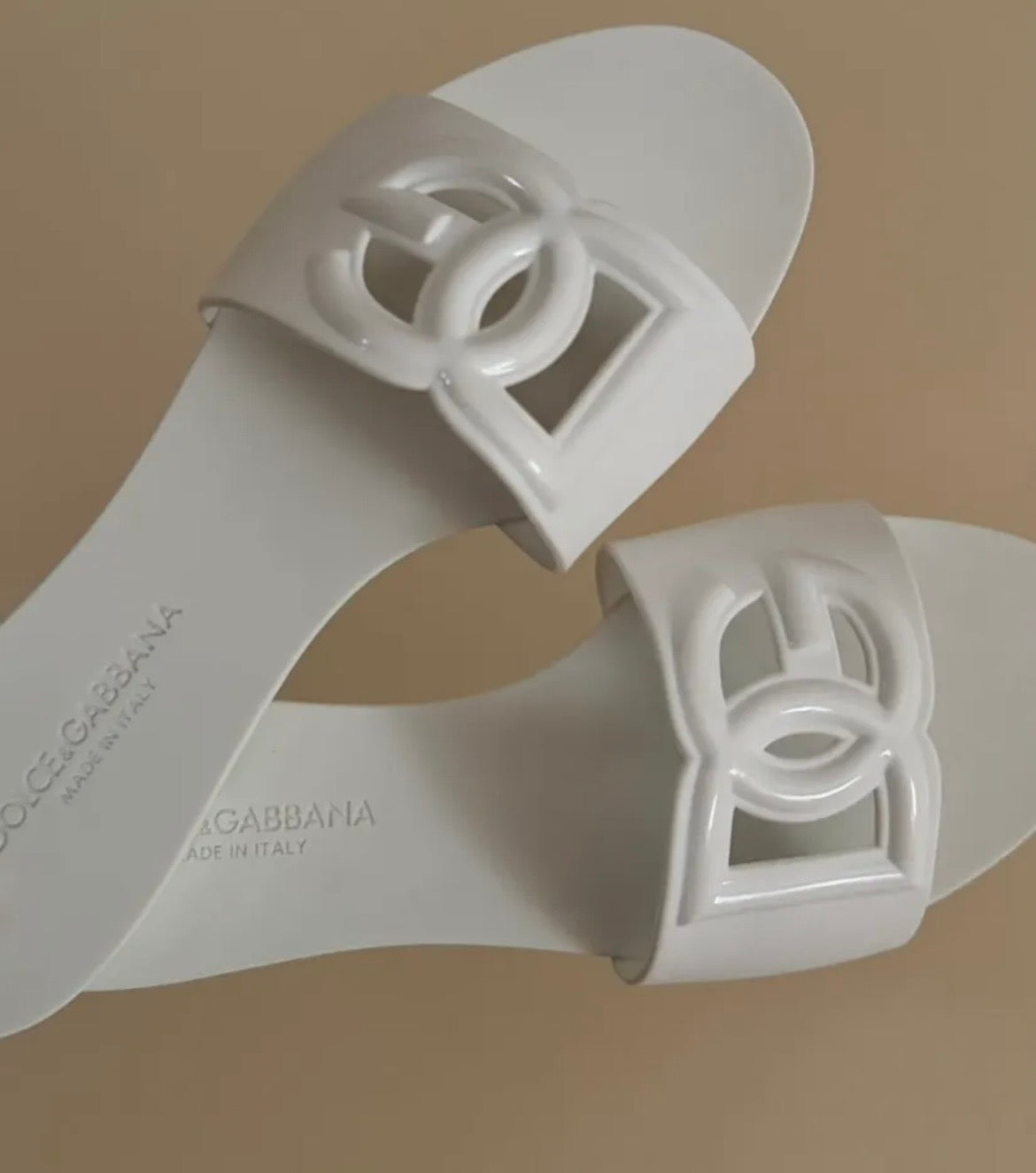 D&G sandals white