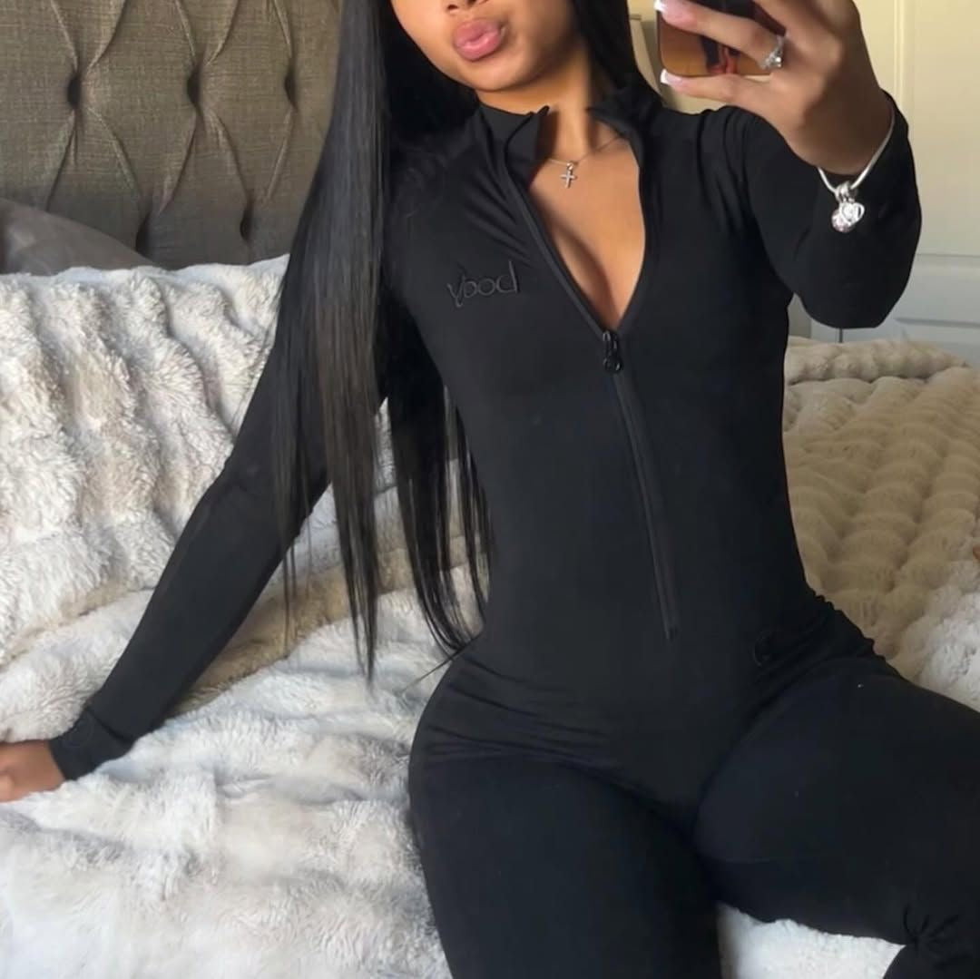 Bodybyraventracy Black Jumpsuit