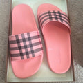 Pink Burberry Slides