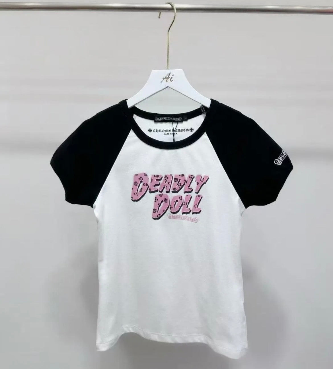 Chrome Hearts Deadly Doll Crop Tees