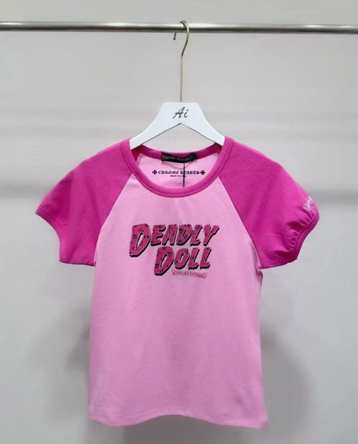 Chrome Hearts Deadly Doll Crop Tees