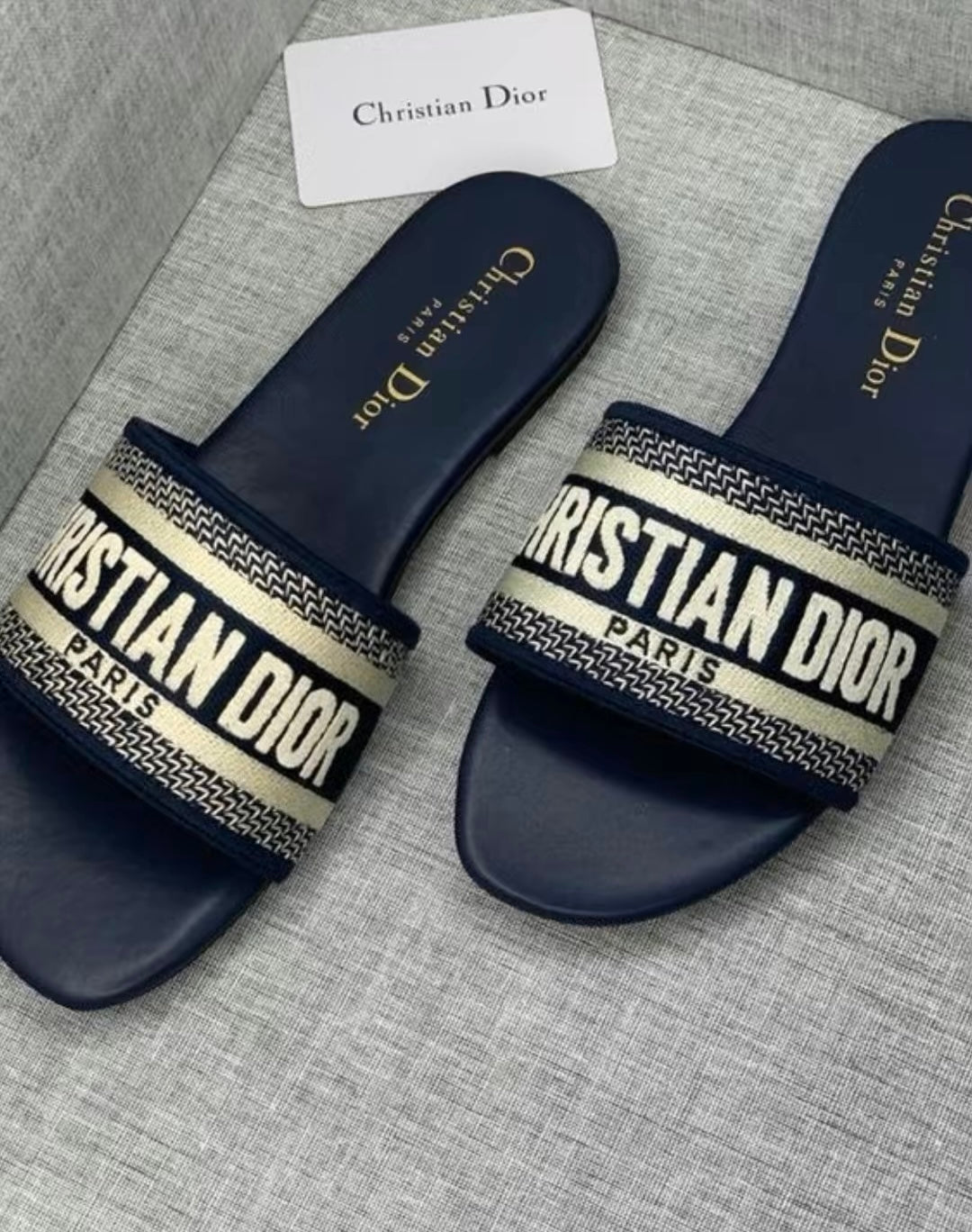 Christian Dior Blue Sandals