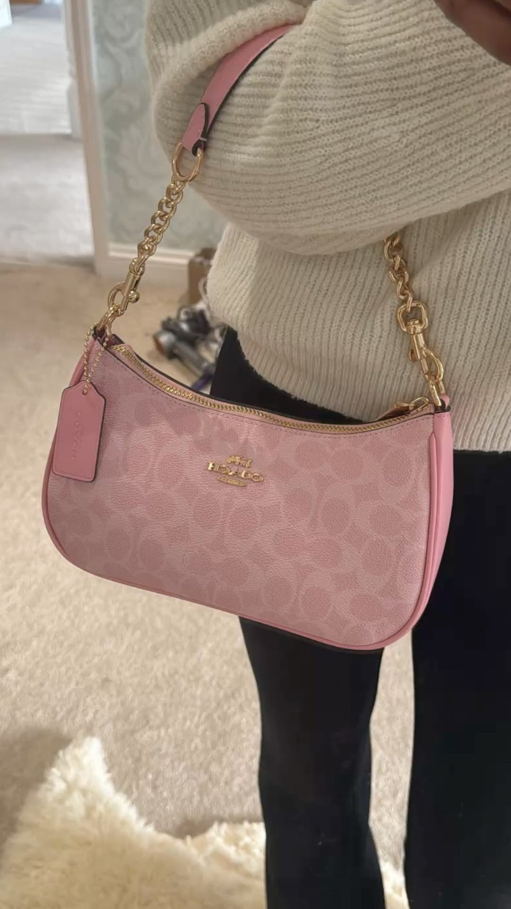 Pink Coach Purse