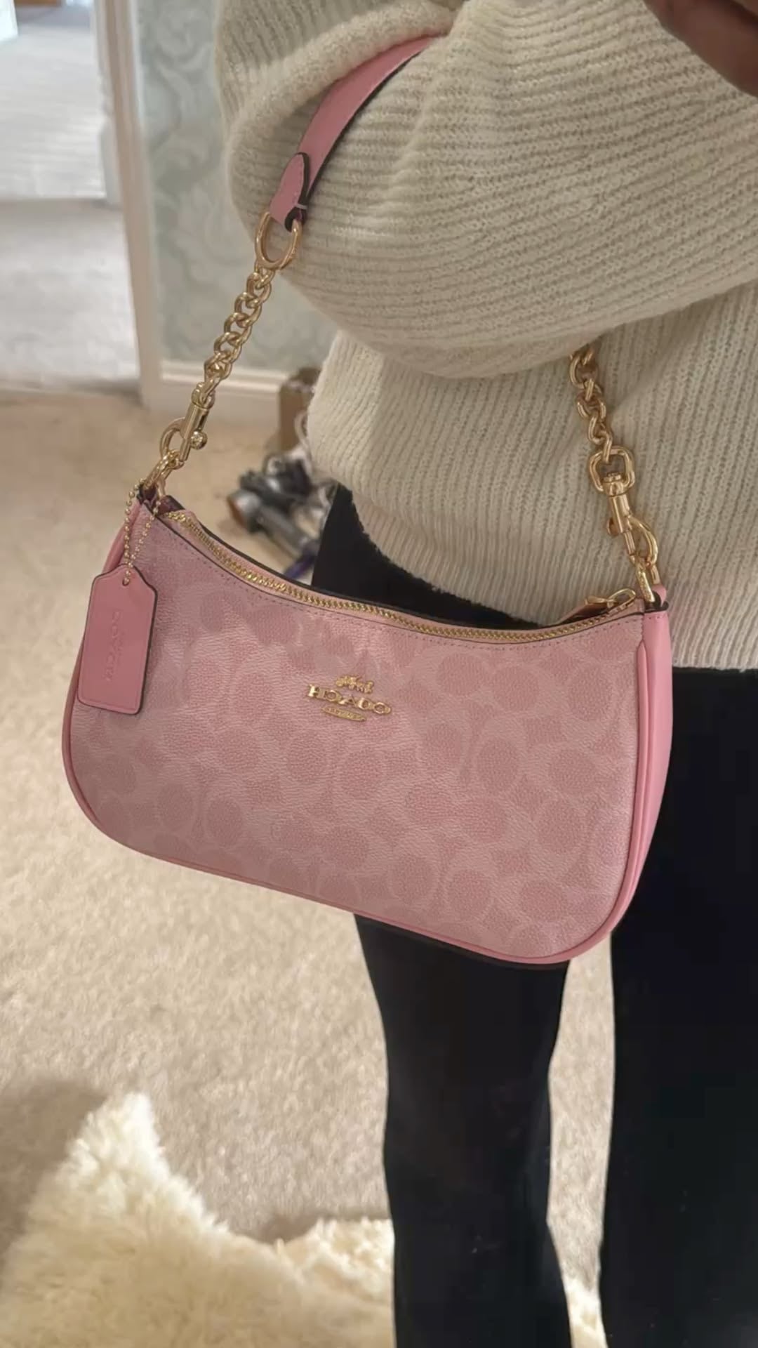 Pink Coach Purse