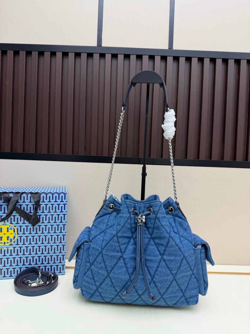 Tory Burch Denim Bag