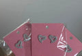 Icy heart earrings