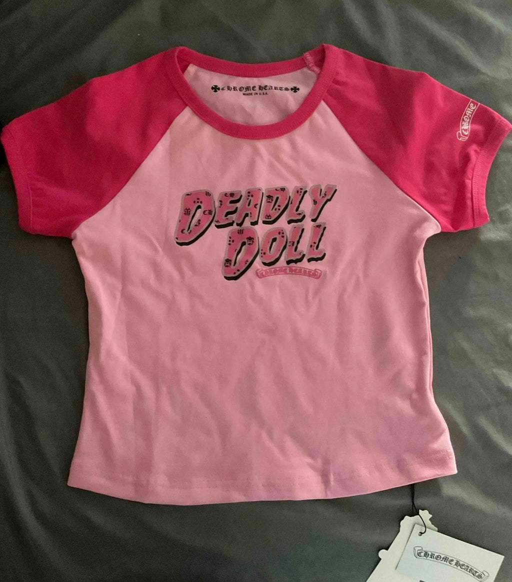 Chrome Hearts Deadly Doll Crop Tees