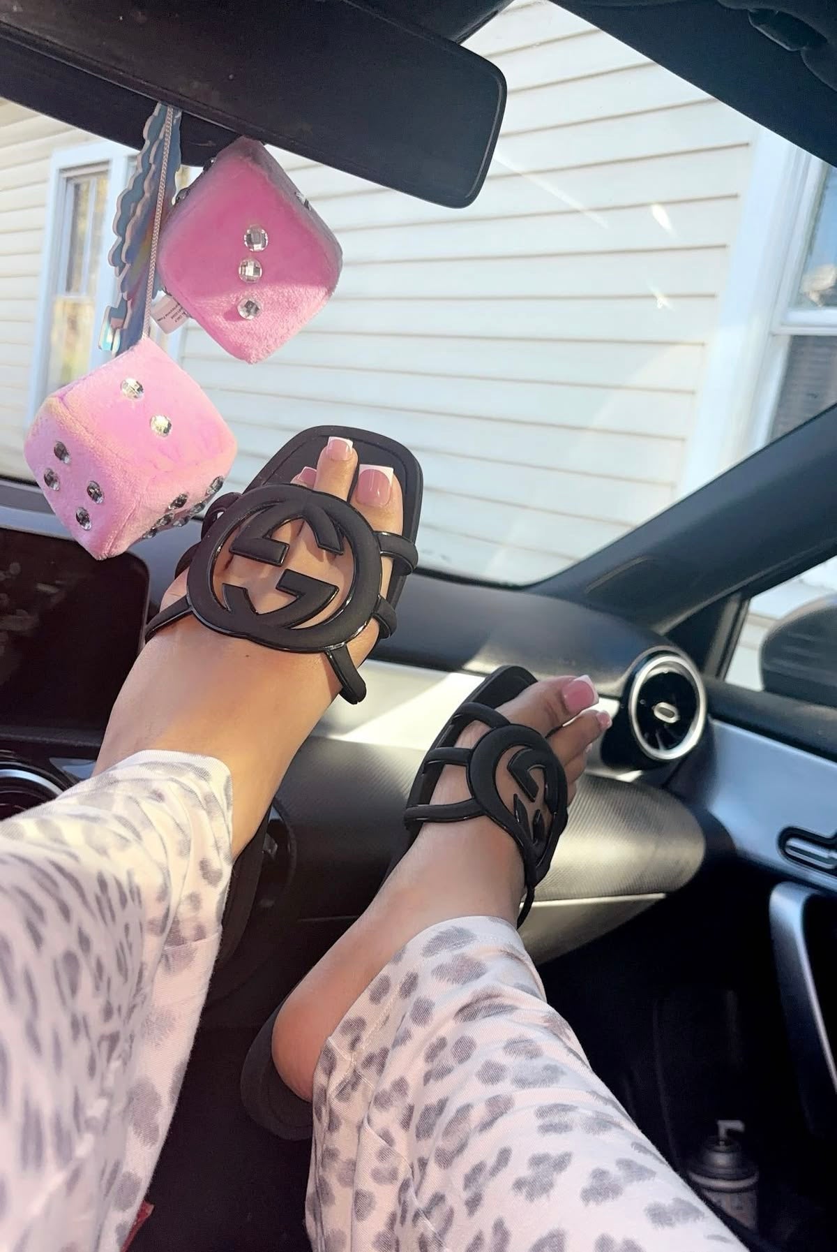Gucci Black Sandals
