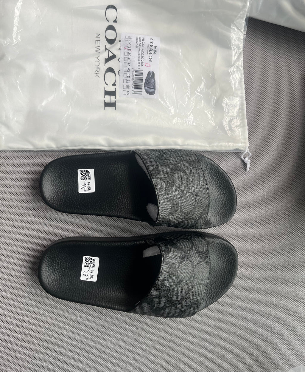 Coach Black Slides