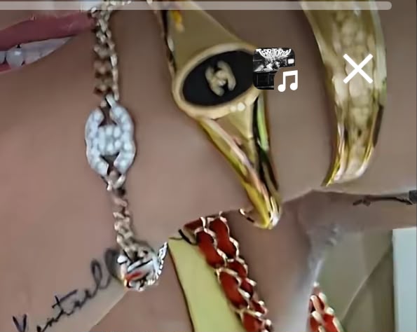 Chanel Diamond CC bracelet