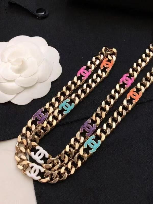 Chanel Multicolor Choker Necklace