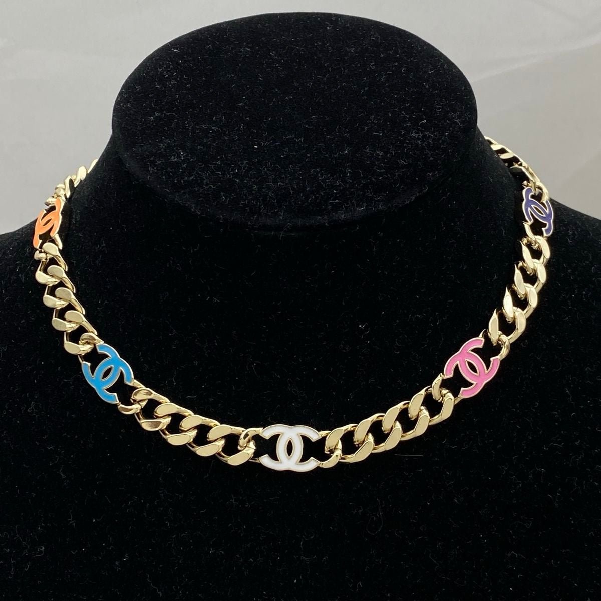 Chanel Multicolor Choker Necklace