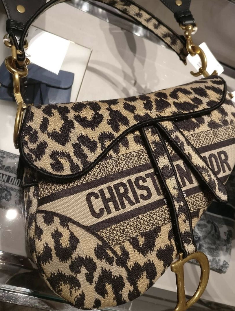 Christian Dior Cheetah print Handbag