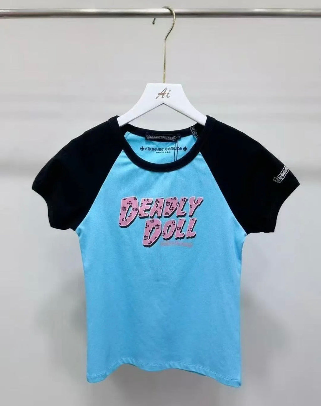 Chrome Hearts Deadly Doll Crop Tees
