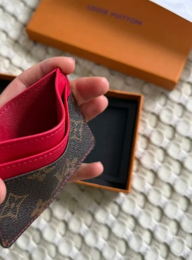 LV Red Cardholder