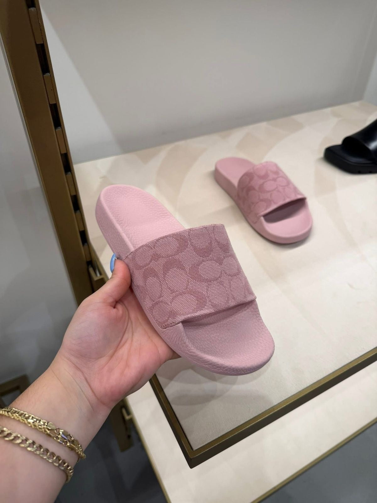 Coach Pink Slides