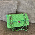 Chanel green/blue handbag