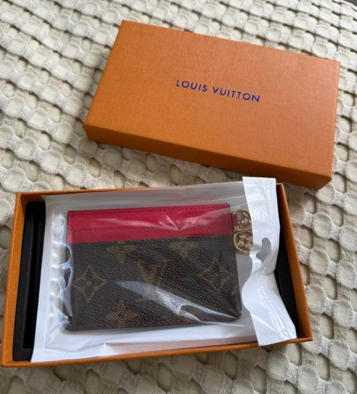 LV Red Cardholder
