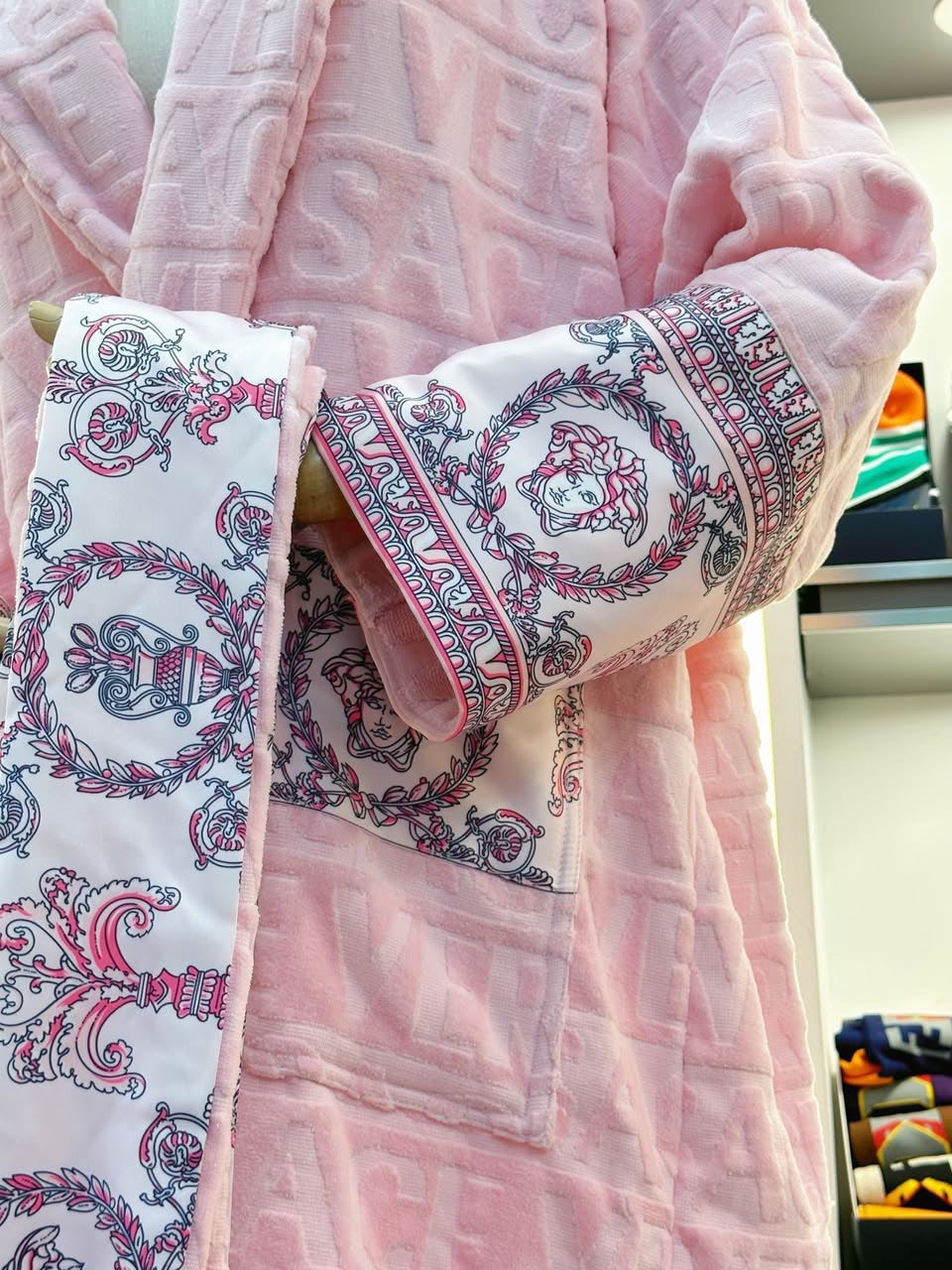 Versace Pink Robe