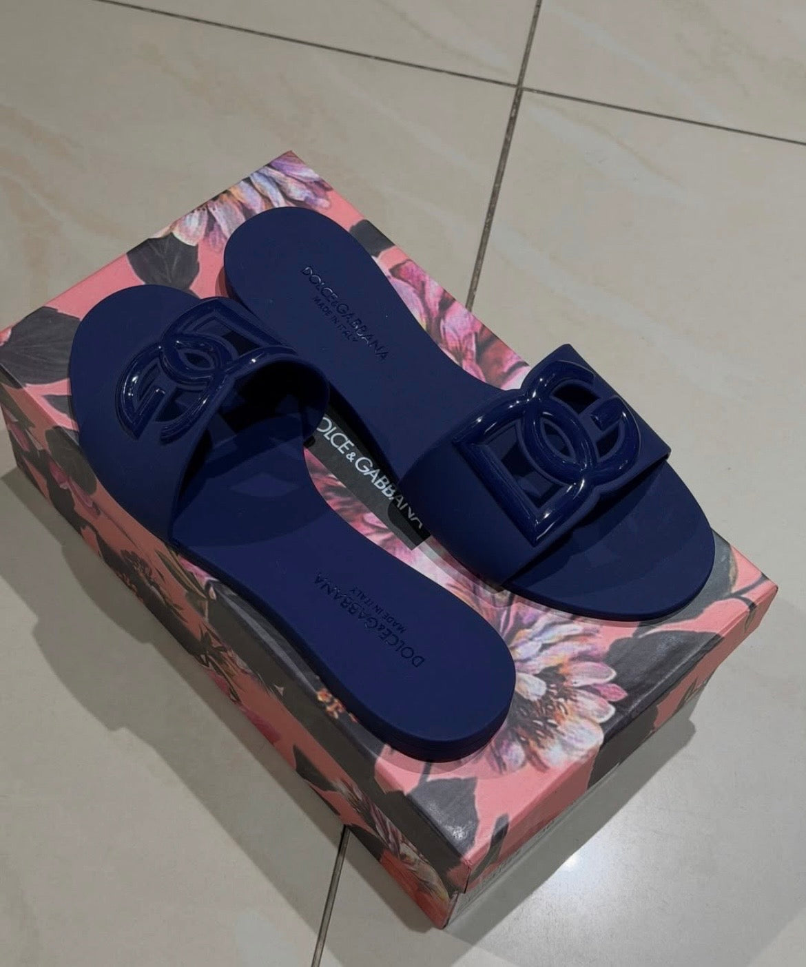 D&G sandals blue