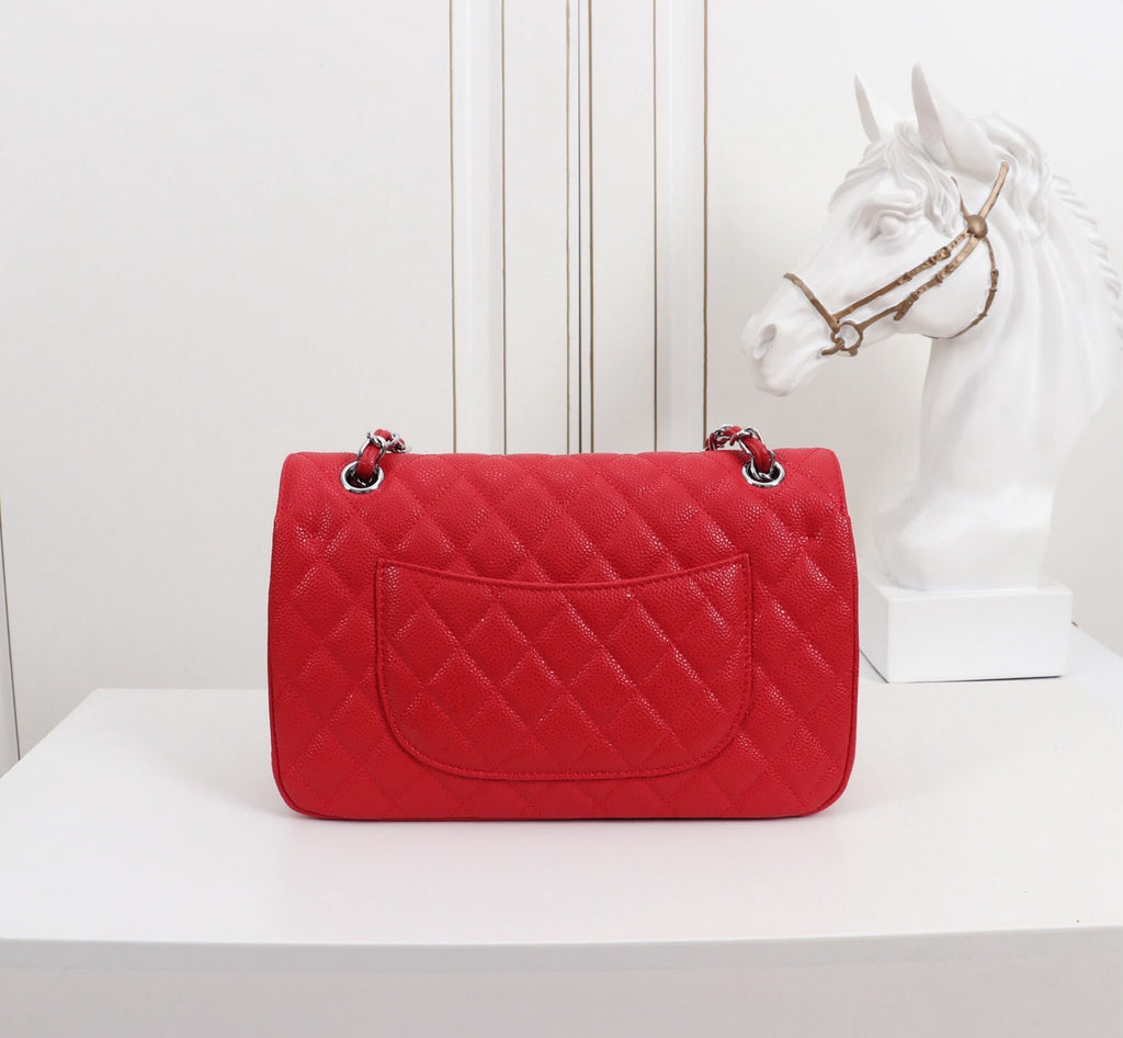 Chanel red handbag
