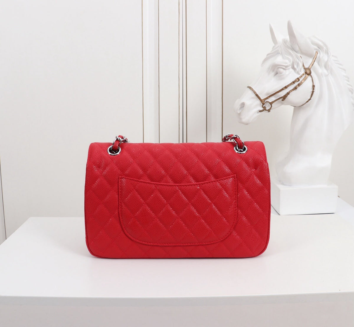 Chanel red handbag