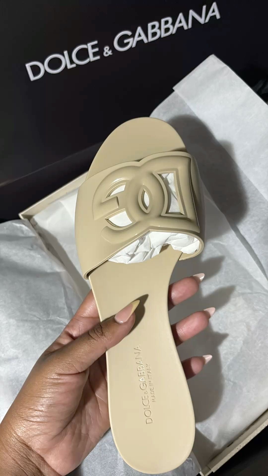 D&G Sandals beige