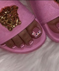 Versace baby pink Slides