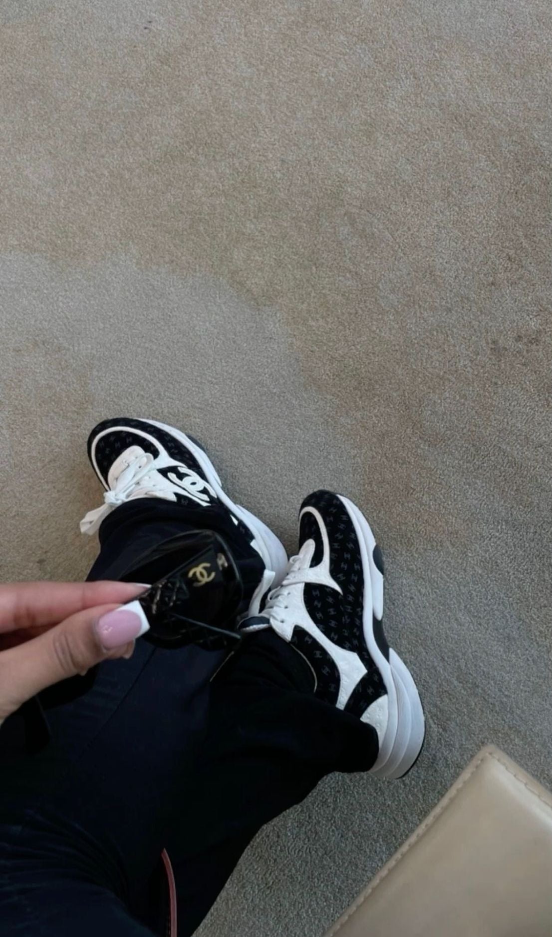 CC logo sneakers