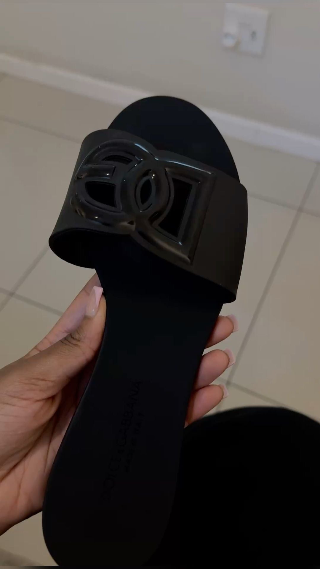 D&G sandals black